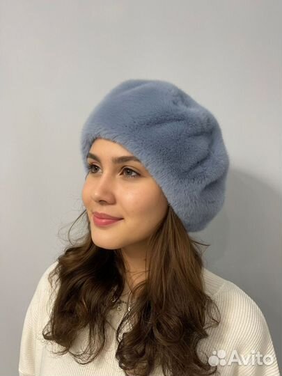 Берет норковый новый