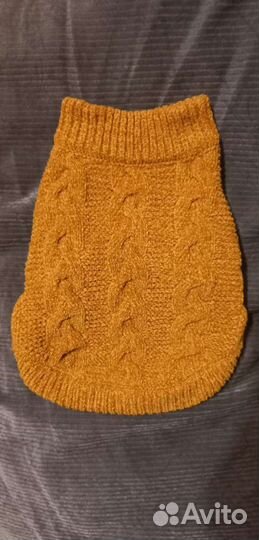 Вязаный свитер для собаки размер S