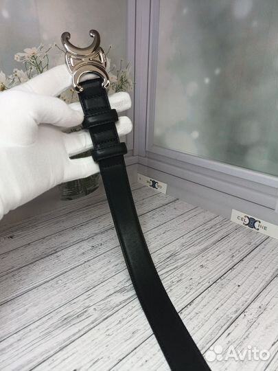 Ремень Женская Celine Люкс Натуральная кожа