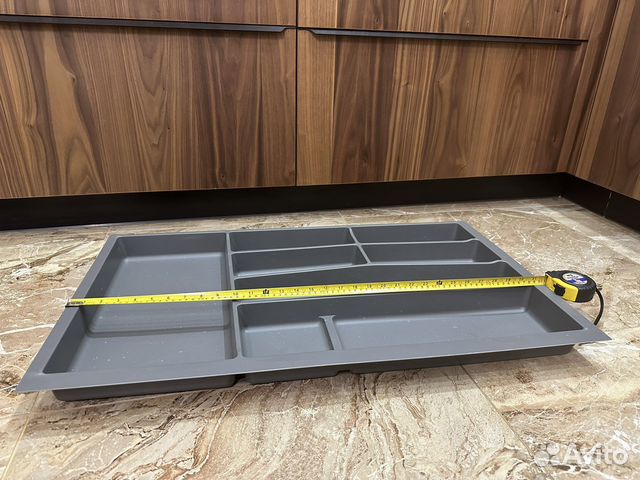 Лоток для столовых приборов серый 800