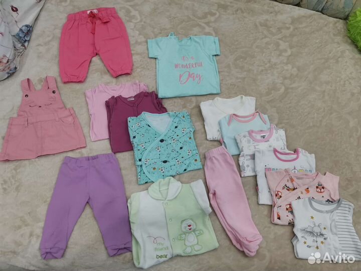 Детские вещи от 0 до 6 месяцев