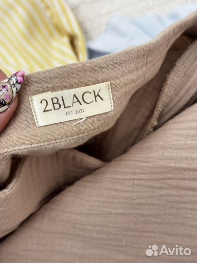 Платье муслин 2black