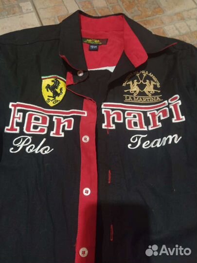 Рубашка Ferrari на 128,7-8 лет
