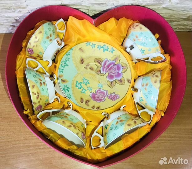 Чайный сервиз на 6 персон, в коробке