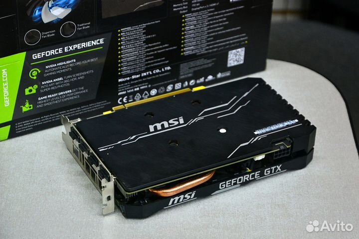 Видеокарта MSI GeForce GTX 1660 super ventus XS OC