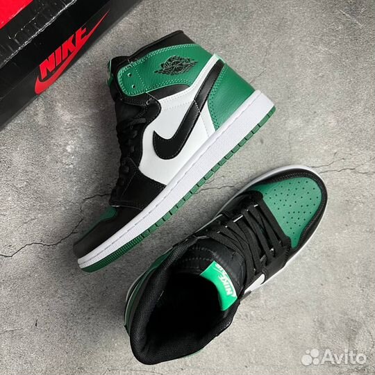 Кроссовки Air Jordan 1 High Pine Green (36-45)