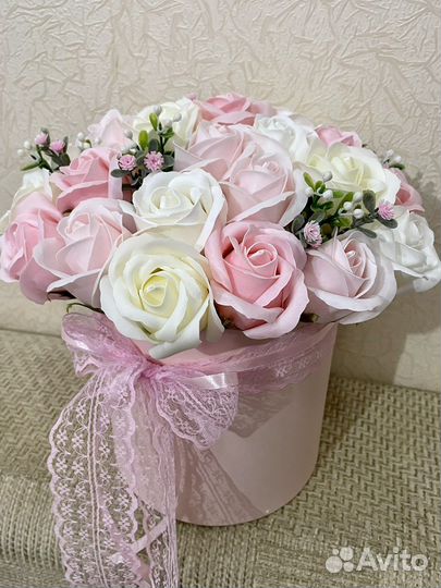 Букет из мыльных цветов