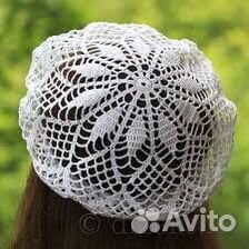 Ажурный летний берет