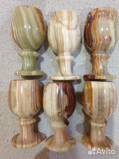 Фужер рюмка бокал из оникса 50 мл