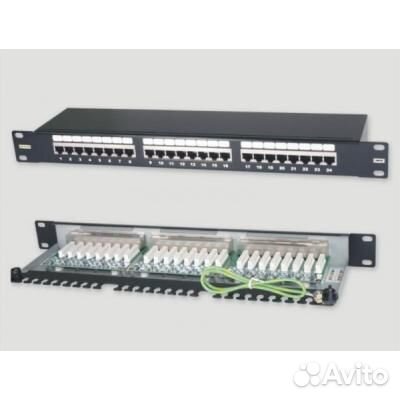 Коммутационная патч-панель Eurolan 27B-F6-24BL