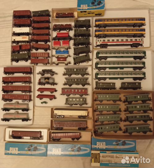 Железная дорога. Вагоны Piko 1:87