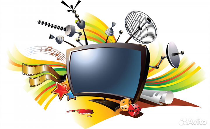 Ремонт и обслуж.спут.и эфир.ант.Триколор,нтв+ и др