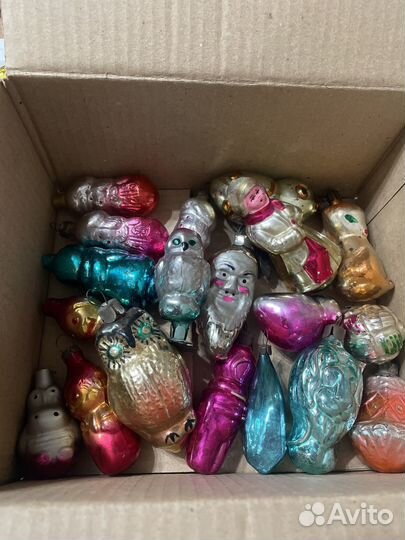 Елочные игрушки СССР