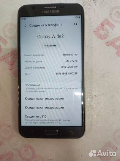 Телефон Samsung sm-j727s т148