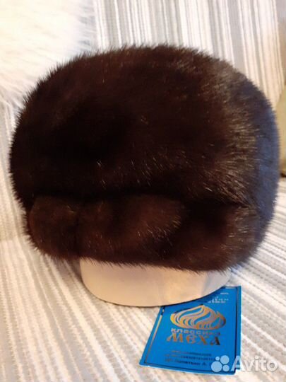 Шапка норковая новая