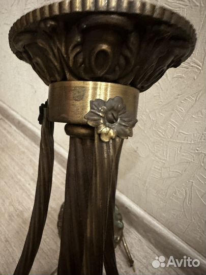 Бронзовая люстра бу