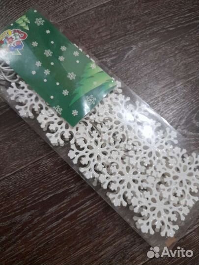 Гирлянда снежинки