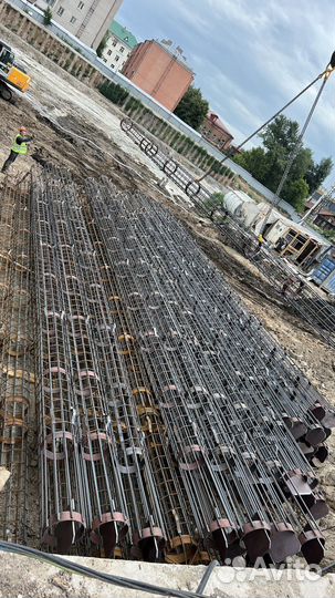 Арматурный каркас сваи бнс