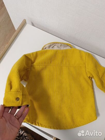 Куртка ветровка вельвет 80 р