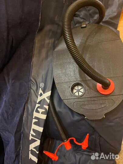 Надувной матрас intex с насосом