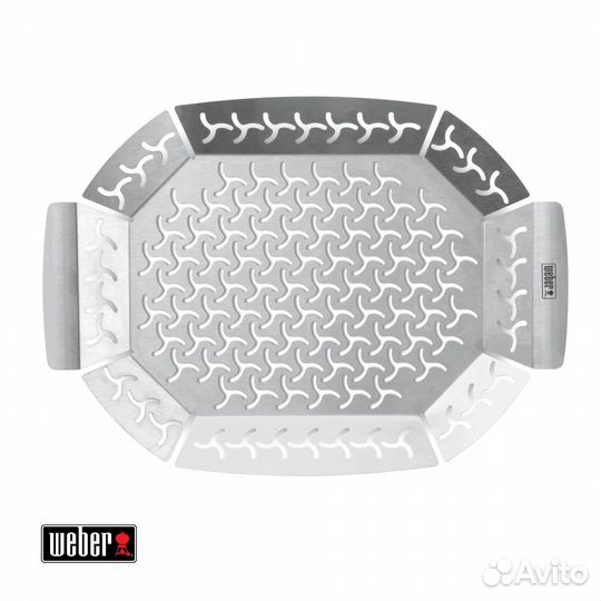Противень для гриля перфорированный овальный weber