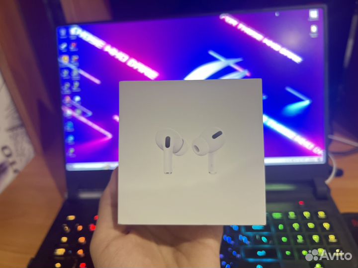 Продаю эирподс про оригинал но без провода