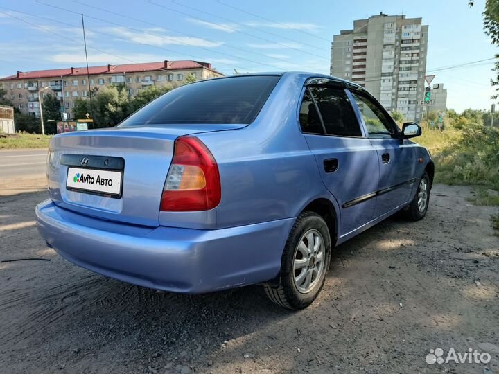 Hyundai Accent 1.5 МТ, 2004, 215 820 км