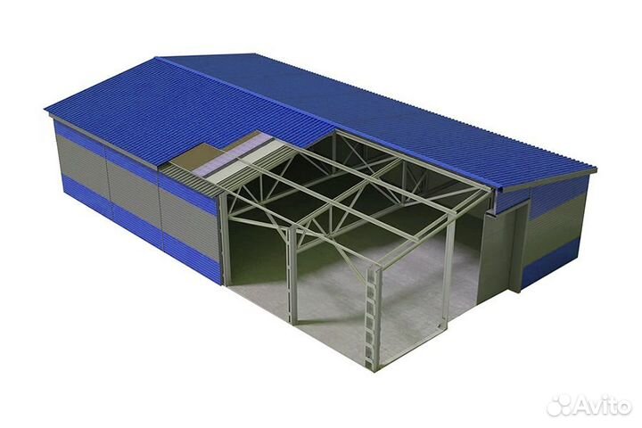 Строительство ангаров складов зернохранилищ