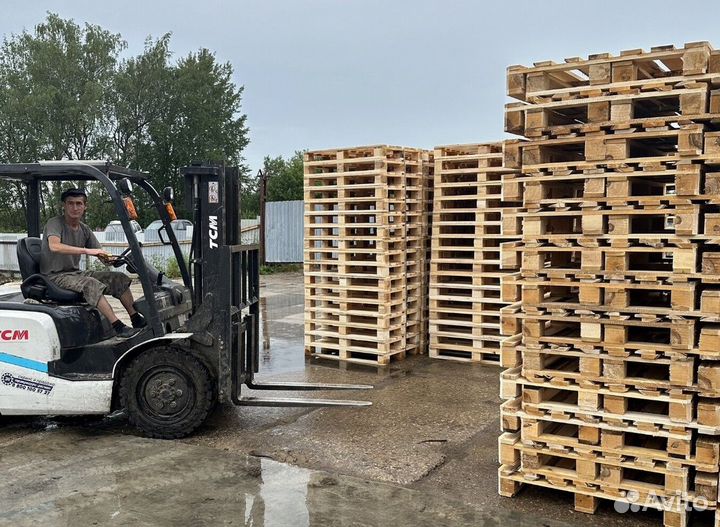 Паллеты из дерева новые cr638