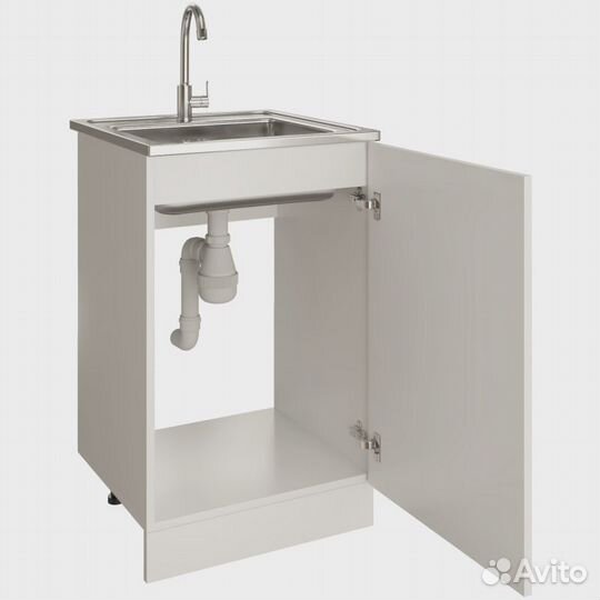 Тумба 50*50 цвет белый (лдсп)