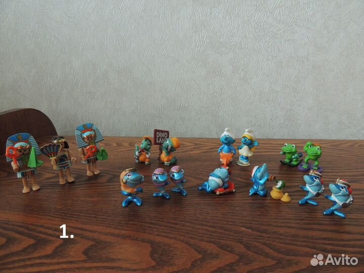 Фигуркы и капсулы киндер-сюприз