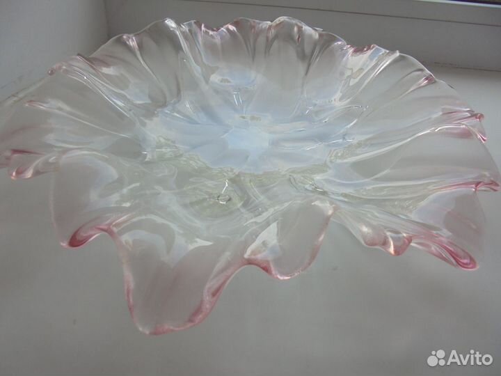 Ваза Walter Glas мелкая рельеф рис Д 30 см