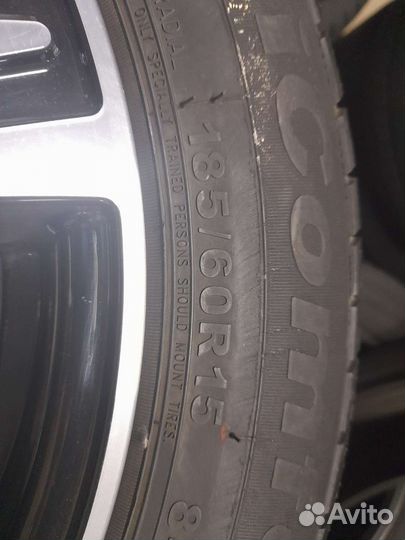 Лето Giti 185 60 15 литье 5*108