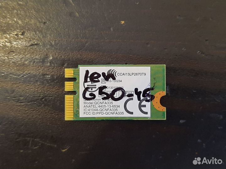 Wifi модуль qcnfa335 для ноутбука Lenovo