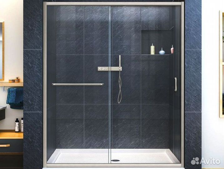 Стеклянные душевые перегородки