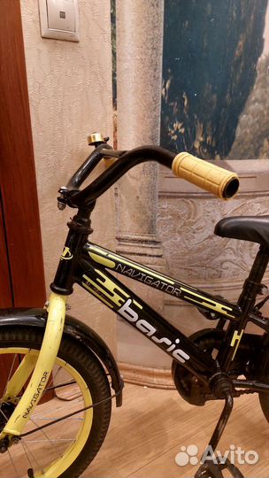 Велосипед детский (желтый) размер колес 16Х
