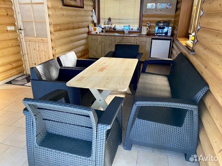 Баня с бассейном. Остров счастья