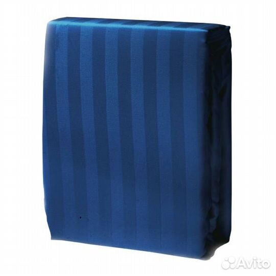 Пододеяльник cottonika 145х215см сатин-страйп сини