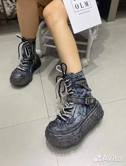 Ботинки Demonia black boots