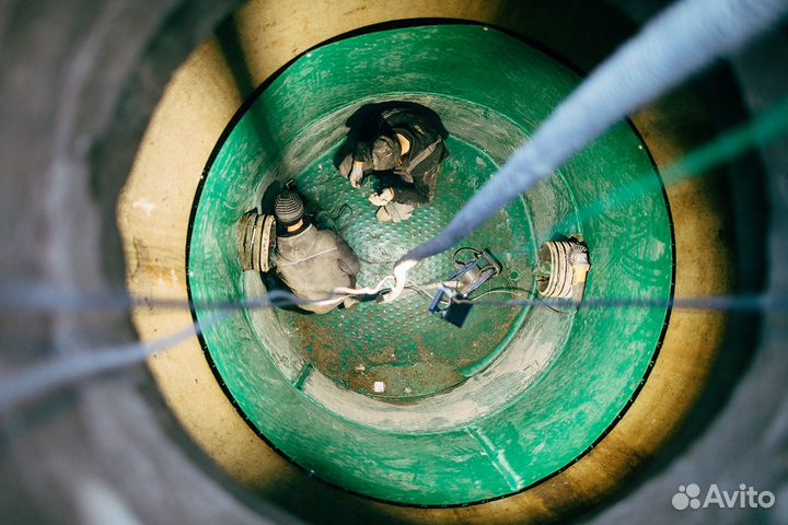 Экструзионная сварка колодцев с футеровкой,санация