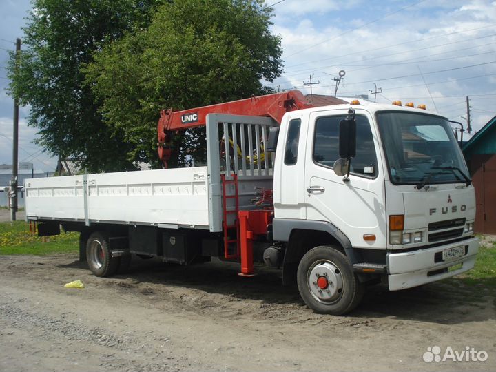 Аренда и услуги манипулятора, стрела 3 т, 12 м, борт 5 т, 8.4 м