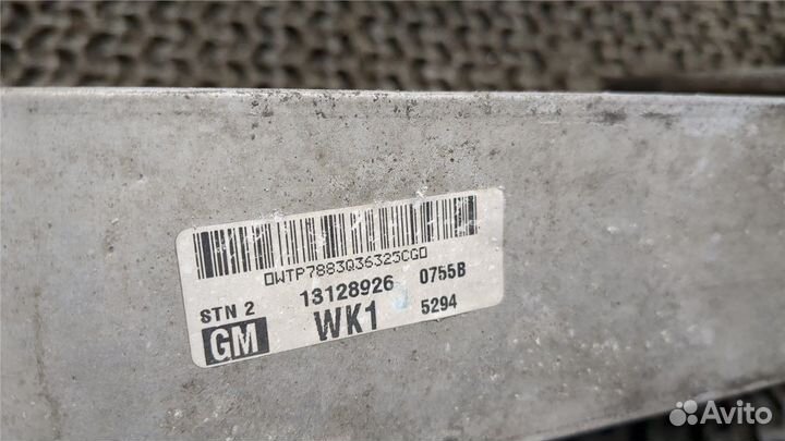 Радиатор интеркулера Opel Astra H, 2004