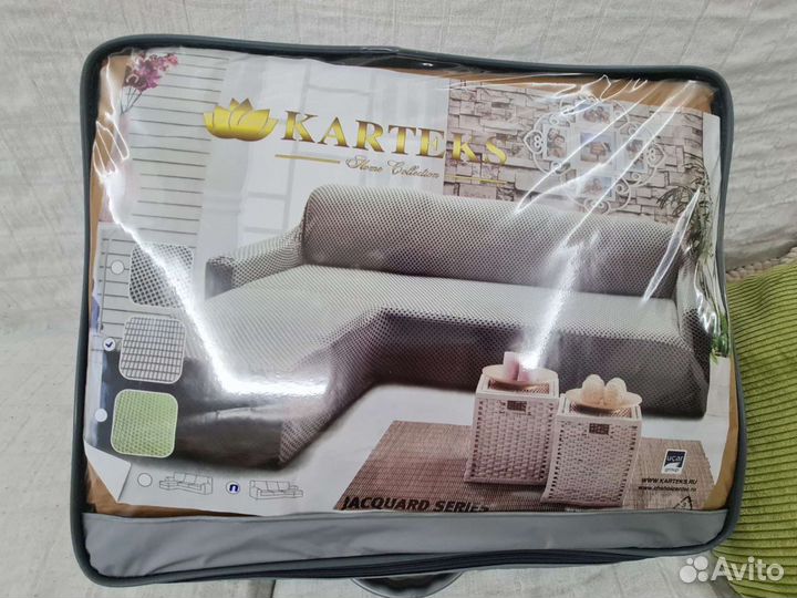 Покрывало на угловой диван