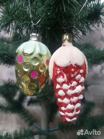 Елочные игрушки советские СССР