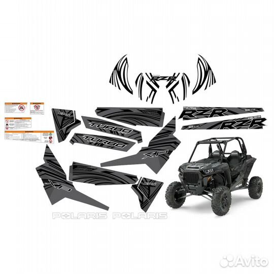 Наклейки polaris RZR XP 1000