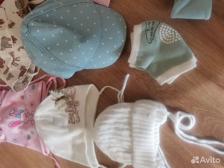 Шапки, кепки, понамки, полоски детские