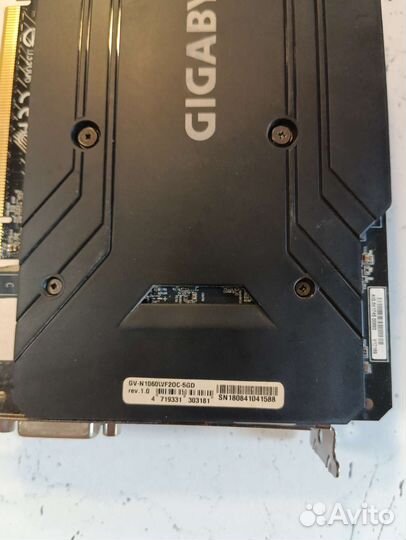 Gigabyte GTX 1060 WF OC 5GB