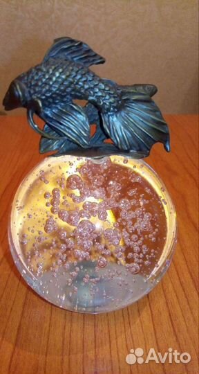 Vintage Статуэтка Пара Рыбок Италия