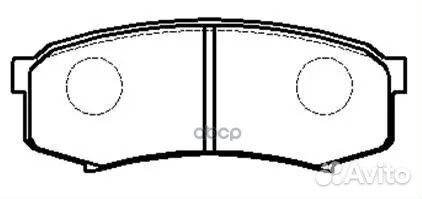 Колодки торм. toyota land cruiser (FJ80,FZJ80)