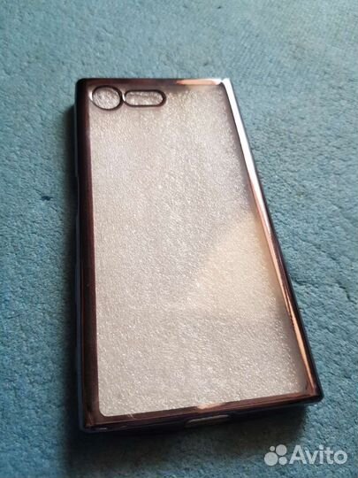 Чехол-Накладка Sony Xperia X compact Чёрный Кант